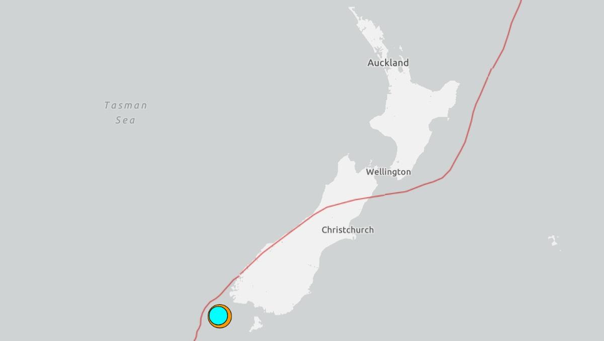 நியூஸிலாந்தில் நிலநடுக்கம்: ரிக்டரில் 6.7 ஆக பதிவு | earthquake in new zealand strong currents hit southland fiordland region