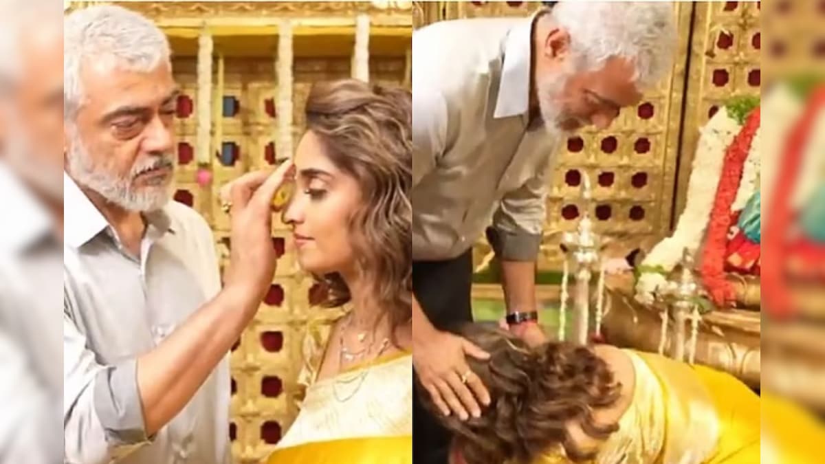 காலில் ஷாலினி விழுந்த உடன் அஜித் சொன்ன கமெண்ட்… வைரலாகும் வீடியோ | பொழுதுபோக்கு